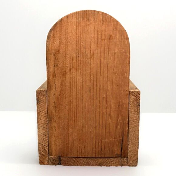 Vintage Farmhouse Wood Utility Cottage Tool Box Garden Tote 18” x 7” x 5.5” - Picture 4 of 5